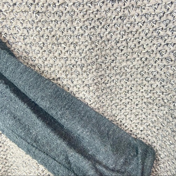 ZARA•metallic wool alpaca open loose crochet knit long sleeve sweater small - Picture 4 of 8